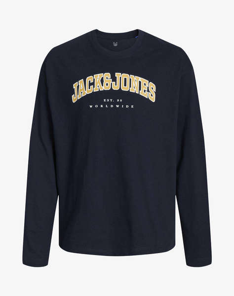 JACK&JONES JJECALEB VARSITY TEE LS O-NECK SN JNR