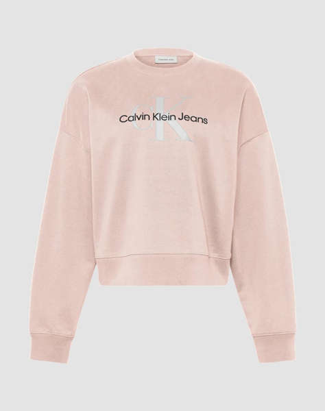 CALVIN KLEIN JEANS LS MONOLOGO FRENCH TERRY RLXD CN