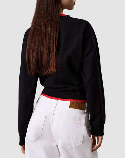 CALVIN KLEIN JEANS LS MONOLOGO FRENCH TERRY RLXD CN