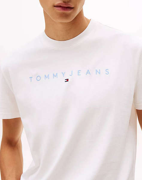 TOMMY JEANS TJM REG LINEAR LOGO TEE EXT