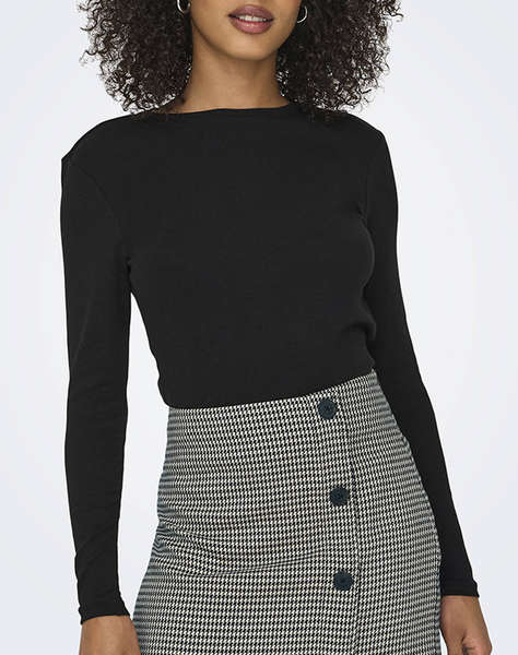 ONLY ONLRILEY O-NECK L/S TOP JRS NOOS