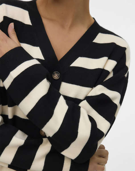 VERO MODA VMSABA FULL NEEDLE LS V-NECK CARDI NOOS