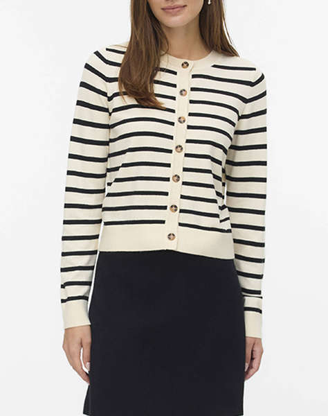 VERO MODA VMSABA PLAIN LS O-NECK CARDIGAN NOOS