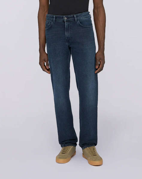 TRUSSARDI JEANS-5 TASCHE 370 CLOSE IN DENIM BLUE/BLACK STONE WASHED