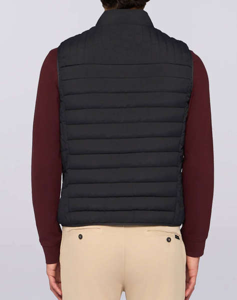 TRUSSARDI LIGHT PADDED VEST - CRINKLE NYLON