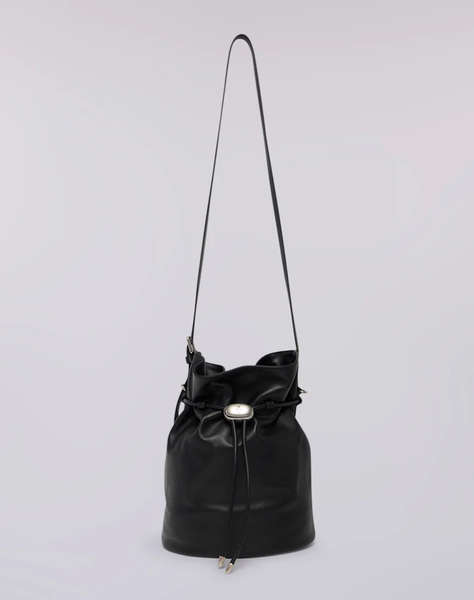 TRUSSARDI BAG -AMULETO SECCHIELLO ORIZZONTALE MEDIUM IN NAPPA (Dimensiuni: 32 x 23 x 17cm.)