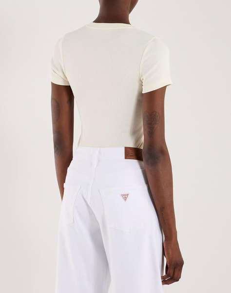 GUESS JEANS GJ SS CN EMBRO SLIM TOP BLUZA DE DAMA