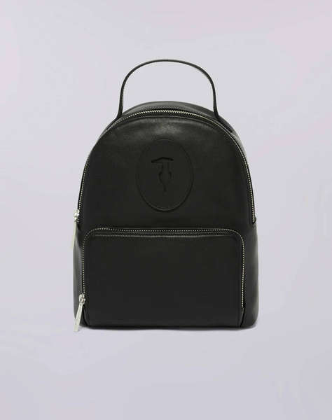 TRUSSARDI SOCIETY BACKPACK SM - CALF LEATHER (Dimensiuni: 25 x 21 x 10cm.)