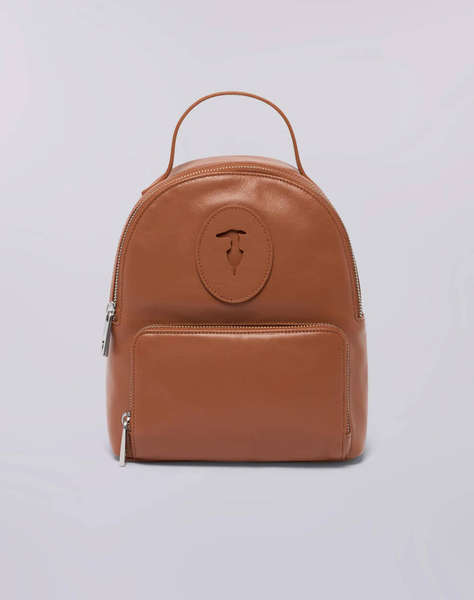 TRUSSARDI SOCIETY BACKPACK SM - CALF LEATHER (Dimensiuni: 25 x 21 x 10cm.)