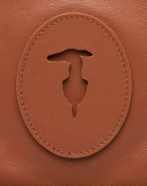 TRUSSARDI SOCIETY BACKPACK SM - CALF LEATHER (Dimensiuni: 25 x 21 x 10cm.)