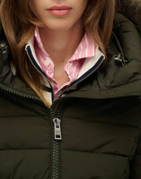 SUPERDRY D2 OVIN FUJI FAUX FUR HOOD MID LENGTH GEACA DE DAMA