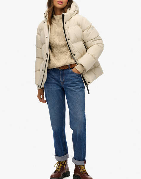 SUPERDRY D1 SDSW HOODED 5 BAFFLE SPORTS PUFFER GEACA DE DAMA