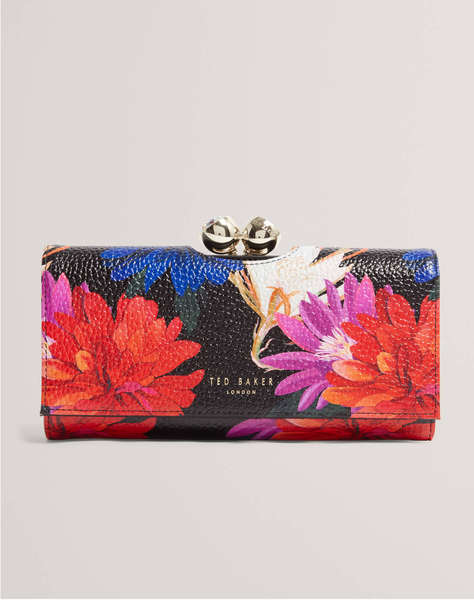 TED BAKER AMALIAH Printed Rose Detail Bobble Purse (Dimensiuni: 19 x 10 x 4cm.)