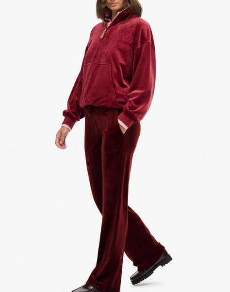 SUPERDRY D2 COUNTRY CLUB VELOUR JOGGER PANTALONI DE DAMA