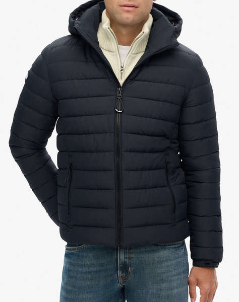 SUPERDRY D1 SDSW HOODED FUJI PADDED JACKET GEACA DE BARBATI