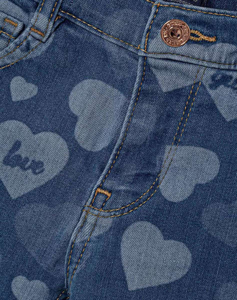 GUESS STR DENIM FLARE PANTS W/LASER PANTALONI COPII GIRL