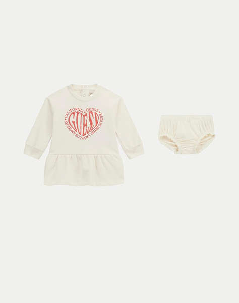 GUESS SET LS ACTIVE DRESS+PANTIES ROCHIE COPII GIRL