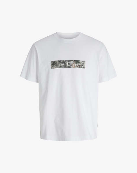 JACK&JONES JCOSTANCE FRONT TEXT TEE SS CREW NECK