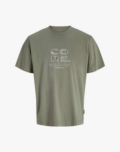 JACK&JONES JCOSTANCE FRONT TEXT TEE SS CREW NECK