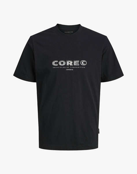 JACK&JONES JCOSTANCE FRONT TEXT TEE SS CREW NECK