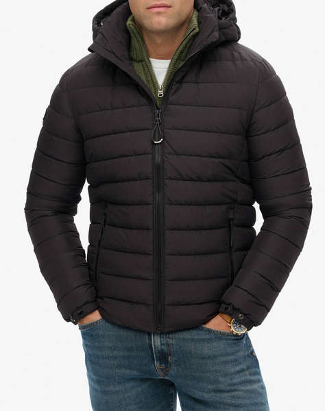 SUPERDRY D1 SDSW HOODED FUJI PADDED JACKET GEACA DE BARBATI