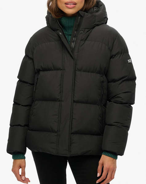 SUPERDRY D1 SDSW HOODED 5 BAFFLE SPORTS PUFFER GEACA DE DAMA