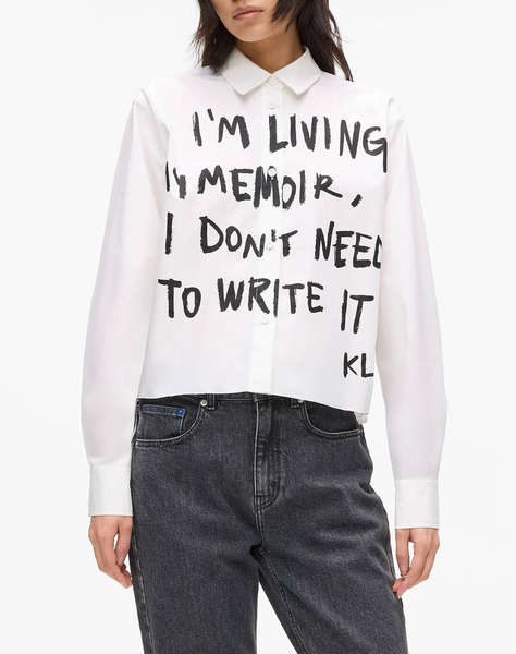 KARL LAGERFELD JEANS KLJ KARL WOVEN SHIRT