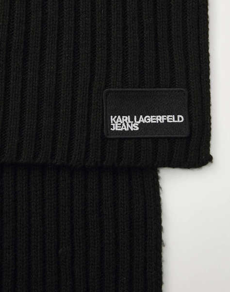 KARL LAGERFELD JEANS KLJ PATCH LOGO SCARF