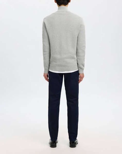 SELECTED SLHDANE LS KNIT STRUCTURE FULL ZIP NOOS