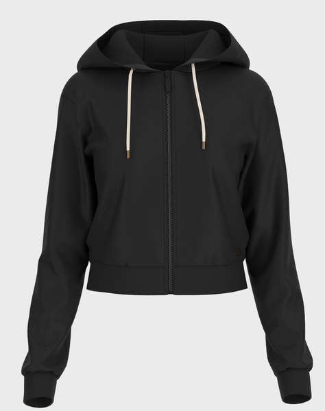 GUESS 3D PEONY ZIPPER HOODIE JACKET DE DAMA