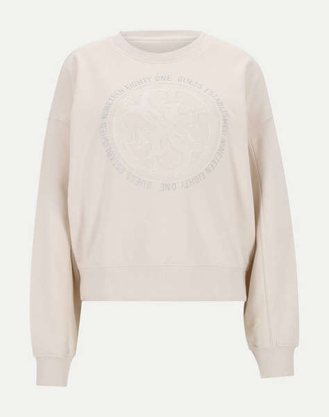 GUESS CN 4G LOGO HOTFIX SWEATSHIRT BLUZA DE DAMA