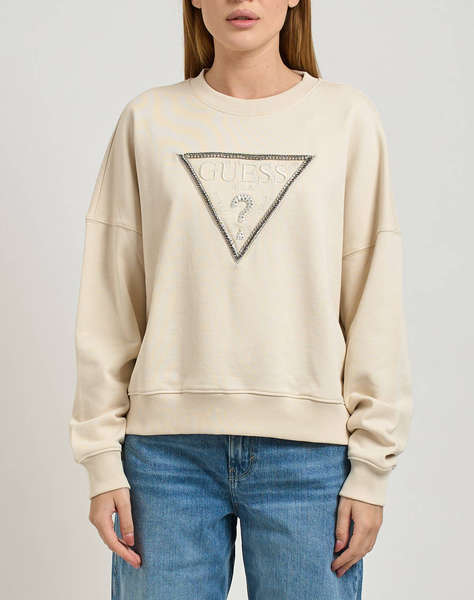 GUESS CN RACHELE TRIANGLE SWEATSHIRT BLUZA DE DAMA