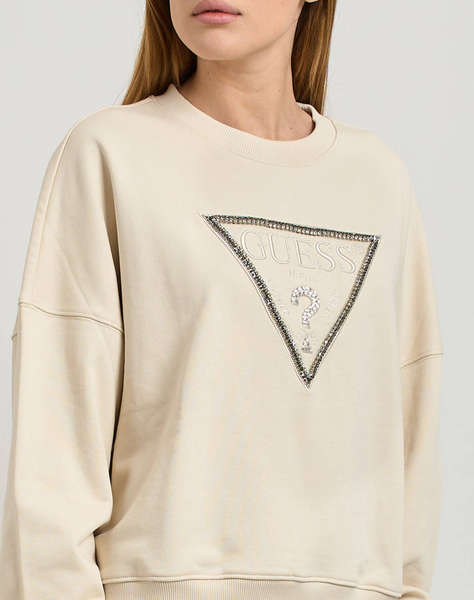 GUESS CN RACHELE TRIANGLE SWEATSHIRT BLUZA DE DAMA