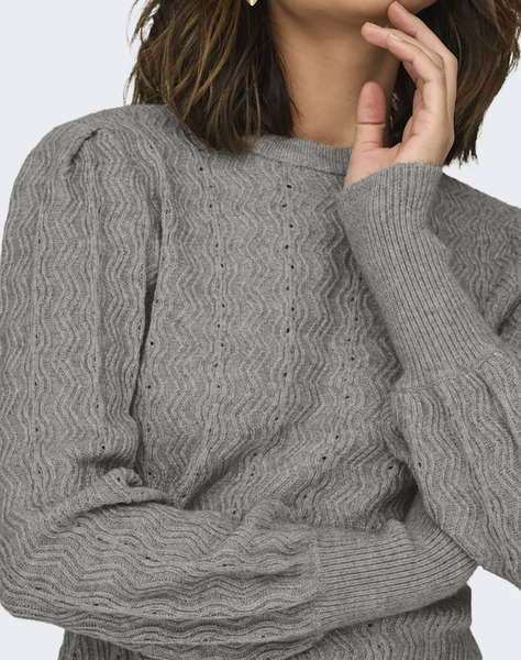 ONLY ONLKATIA LS STRUC PUFF ONECK CC KNT