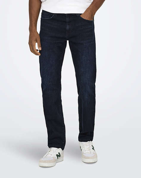ONLY&SONS ONSWEFT REG. BLUE BLK 2652 MAT DNM NOOS