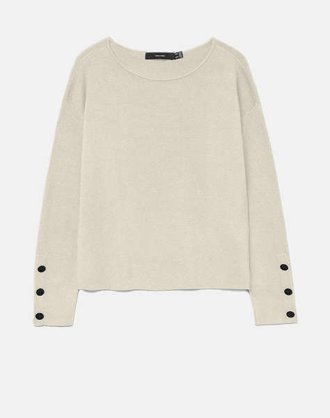 VERO MODA VMGOLD LS BOATNECK PULLOVER