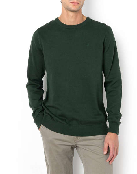 BOSTONIANS Pulover DIN BUMBAC DECOLTEU REGULAR FIT