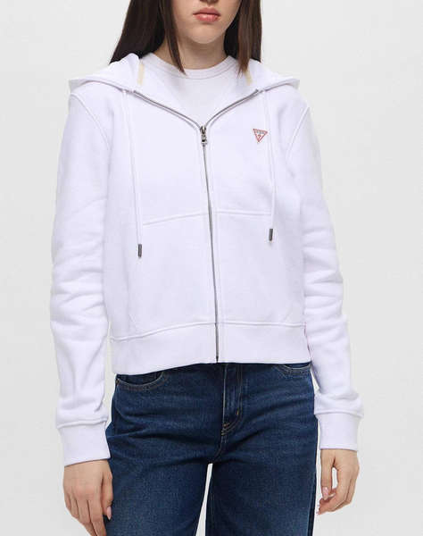 GUESS JEANS GJ ZIP HOOD REG MINI TRI SWEAT JACKET DE DAMA