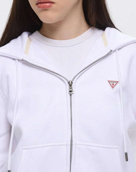 GUESS JEANS GJ ZIP HOOD REG MINI TRI SWEAT JACKET DE DAMA