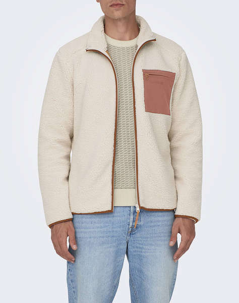 ONLY&SONS ONSDALLAS LIFE SHERPA JACKET OTW VD