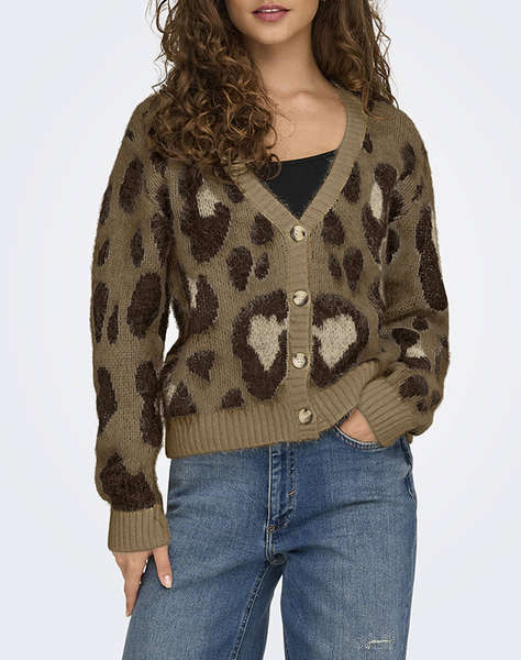 ONLY ONLEDELIE LIFE LS JQ CARDI V-NECK KNT