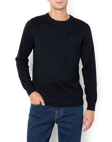 BOSTONIANS Pulover DIN BUMBAC DECOLTEU REGULAR FIT