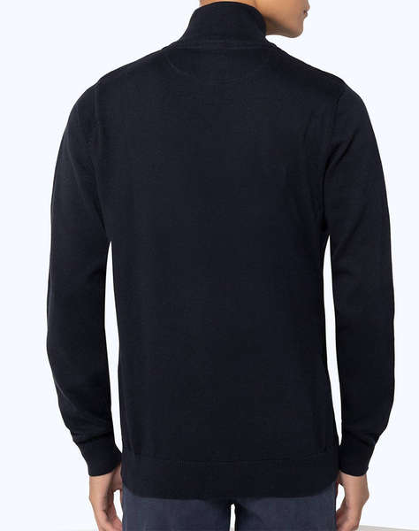 BOSTONIANS Pulover DIN BUMBAC HALF-ZIP REGULAR FIT