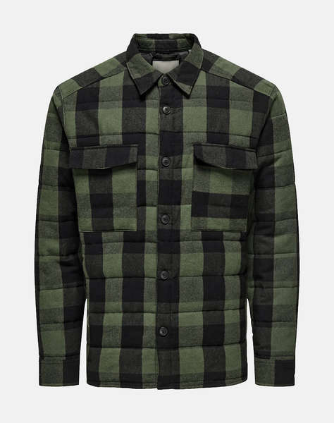 ONLY& SONS ONSGUDMUND CHECK SHACKET