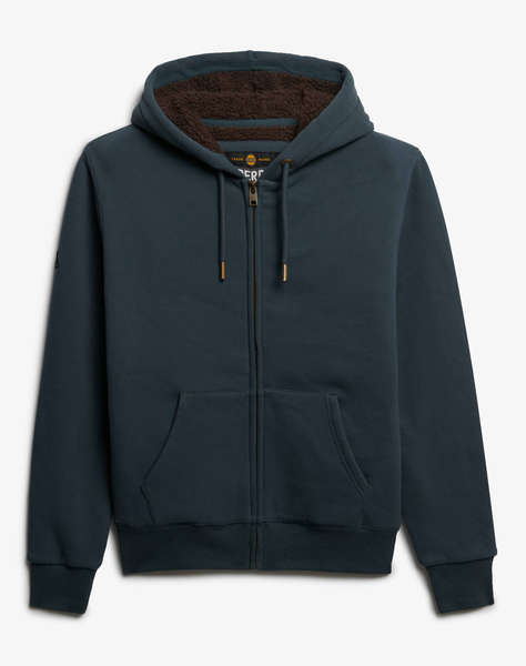 SUPERDRY D1 BORG LINED ZIPHOOD JACKET DE BARBATI