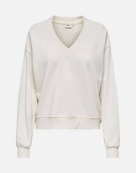 ONLY ONLBELLA L/S V-NECK UB SWT
