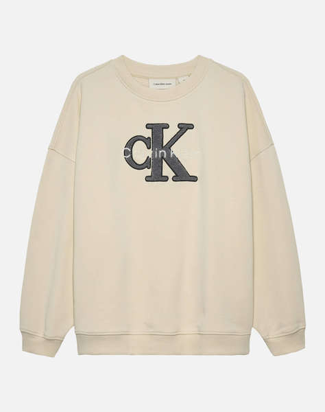 CALVIN KLEIN TOWLING MONO TERRY CN SWEATSHIRT