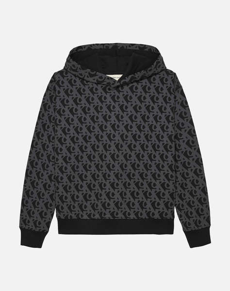CALVIN KLEIN CK LOGO AOP HOODIE