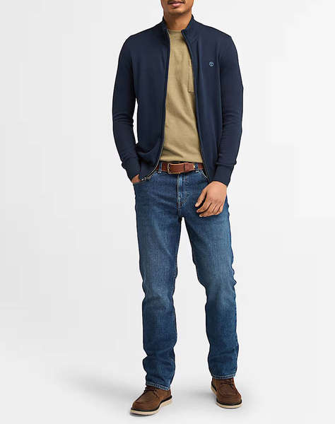 TIMBERLAND WILLIAMS RIVER Cotton YD Full Zip Sweater