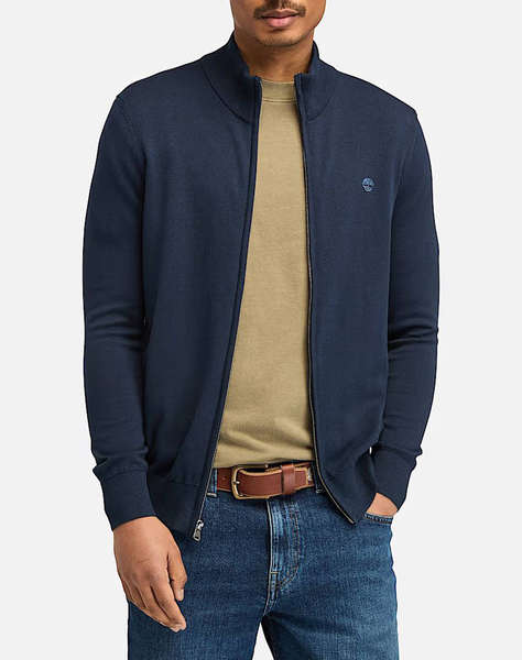 TIMBERLAND WILLIAMS RIVER Cotton YD Full Zip Sweater